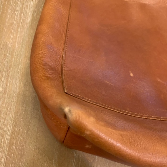 Madewell  Small Brown   Zip  TopTransport Tote - Picture 9 of 16